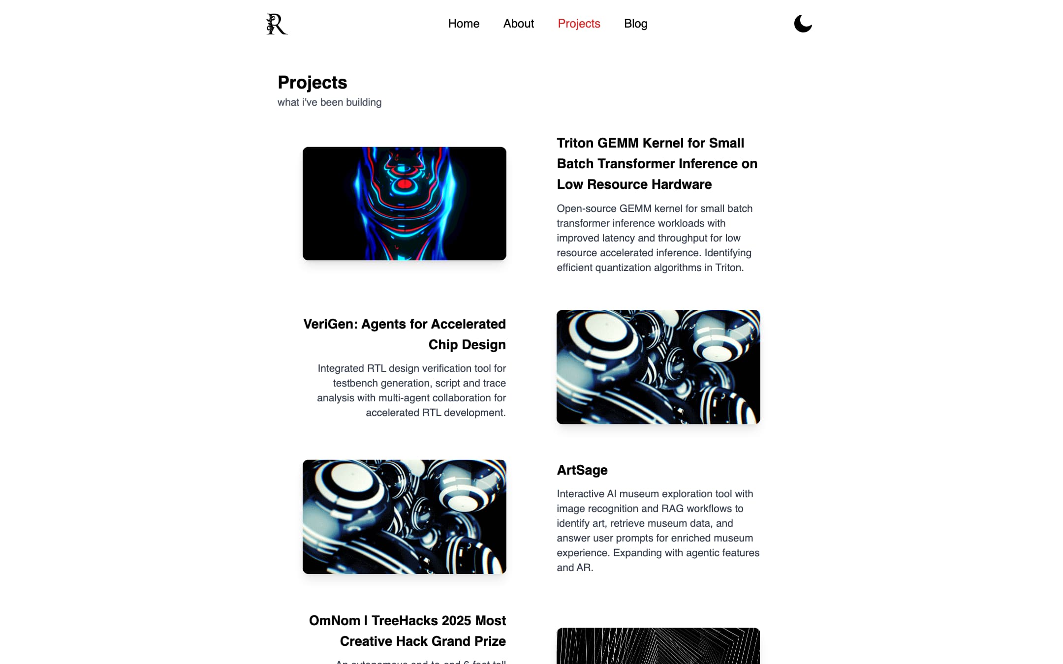 V2: projects at 1440 wide